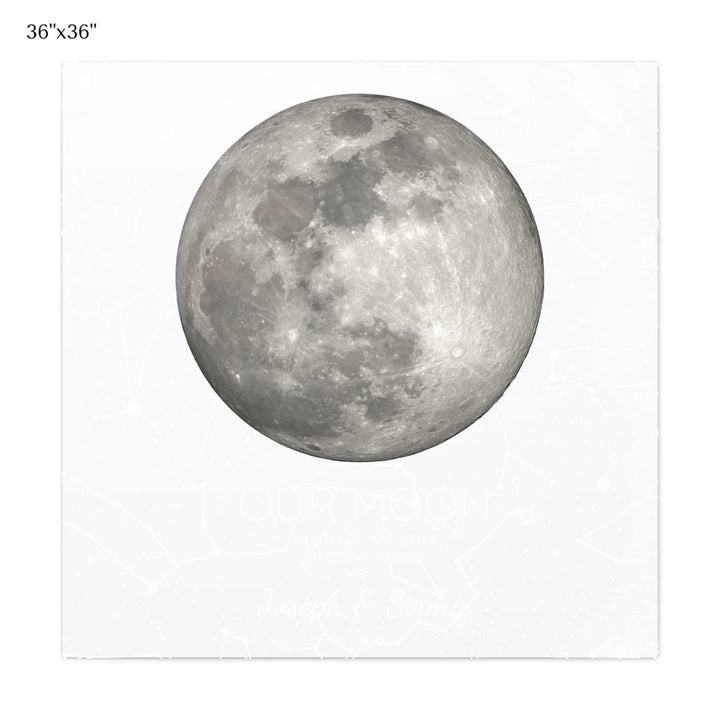 Custom-Moon-Phase-and-Star-Map-Wall-Art-36x36 stretched canvas-artfulane