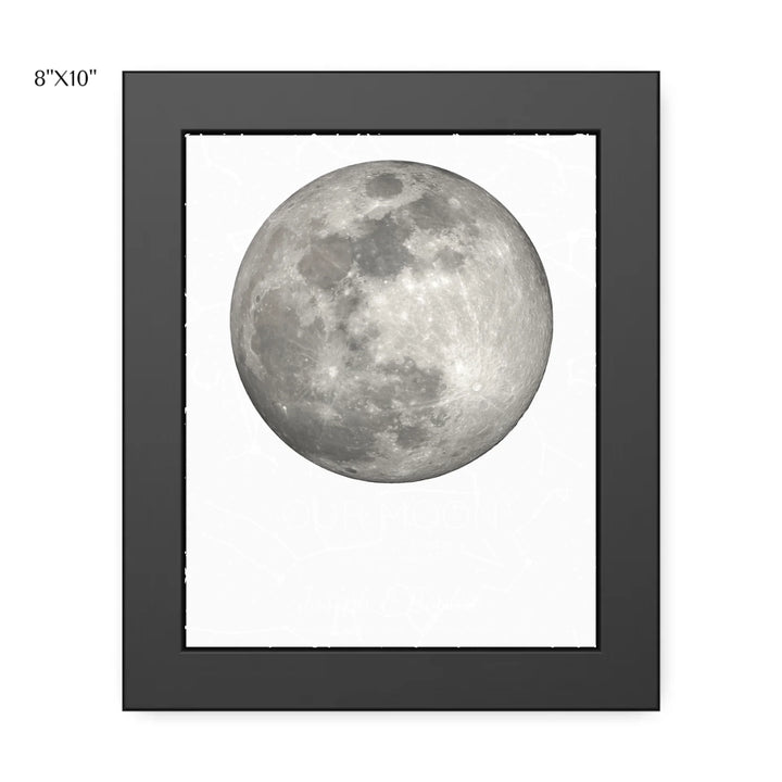 Custom-Moon-Phase-and-Star-Map-Wall-Art-8x10 framed poster-artfulane