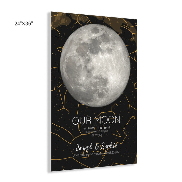 Custom-Moon-Phase-and-Star-Map-Wall-Art-artfulane- 24x36 acrylic floating print