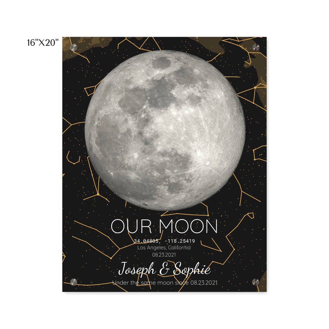 Custom-Moon-Phase-and-Star-Map-Wall-Art-artfulane- 16x20 acrylic panel print