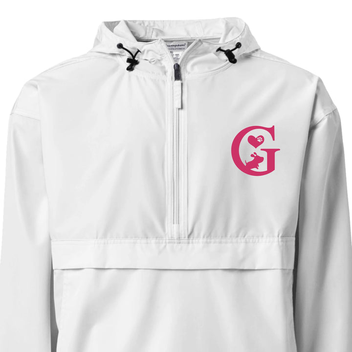 Chaqueta personalizada con inicial de Love Dog bordada