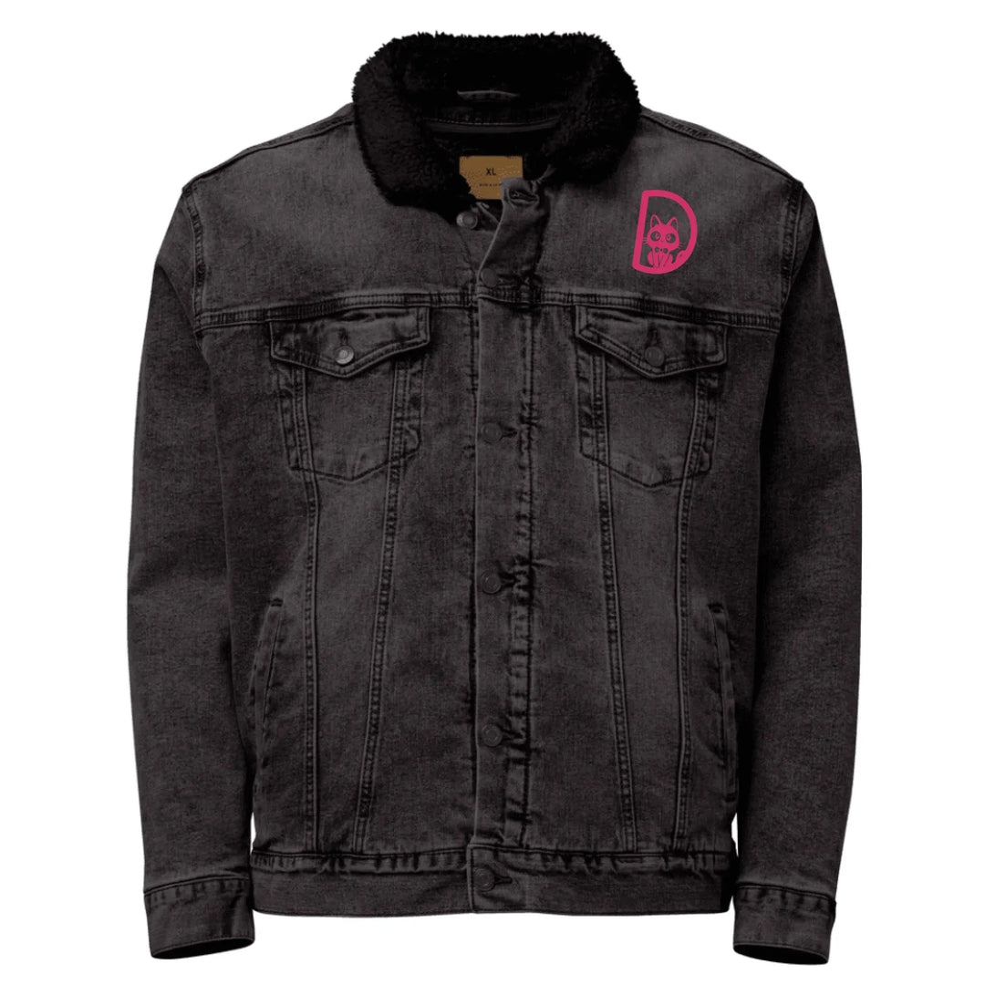 Jacke mit bestickter Initiale „Love Cat“