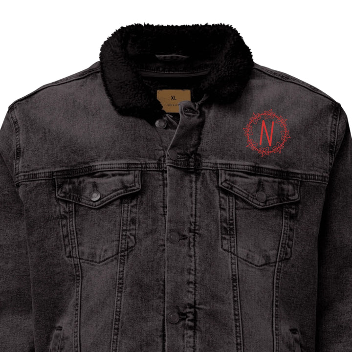 Chaqueta con monograma floral bordado personalizado