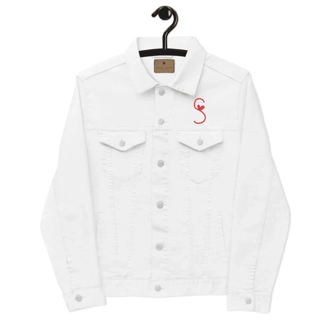 Jacke mit individuell besticktem Herzbuchstaben