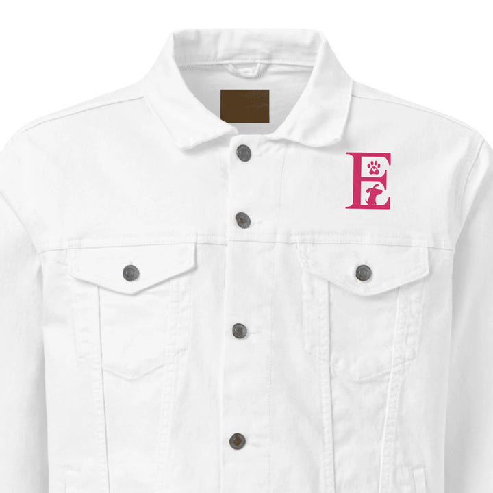 Chaqueta personalizada con inicial de Love Dog bordada