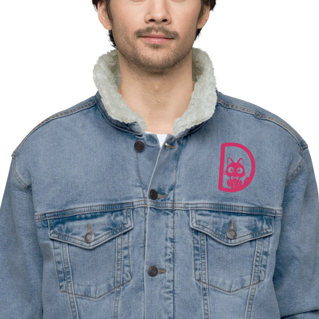 Jacke mit bestickter Initiale „Love Cat“