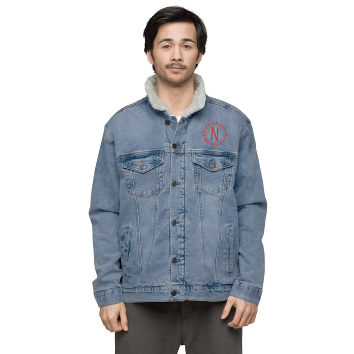 Chaqueta con monograma floral bordado personalizado
