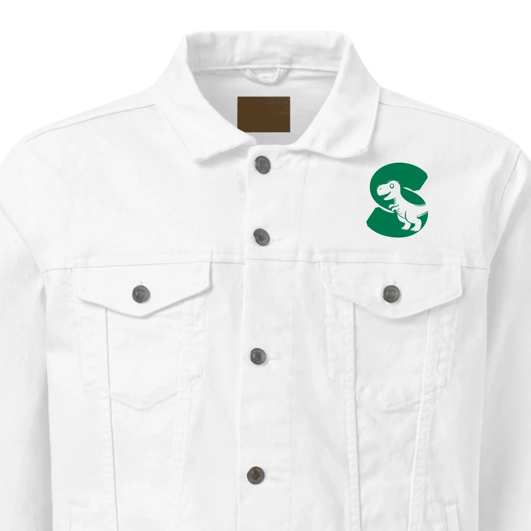 Custom Embroidered Dinosaur Initial Jacket - ART-JKT260
