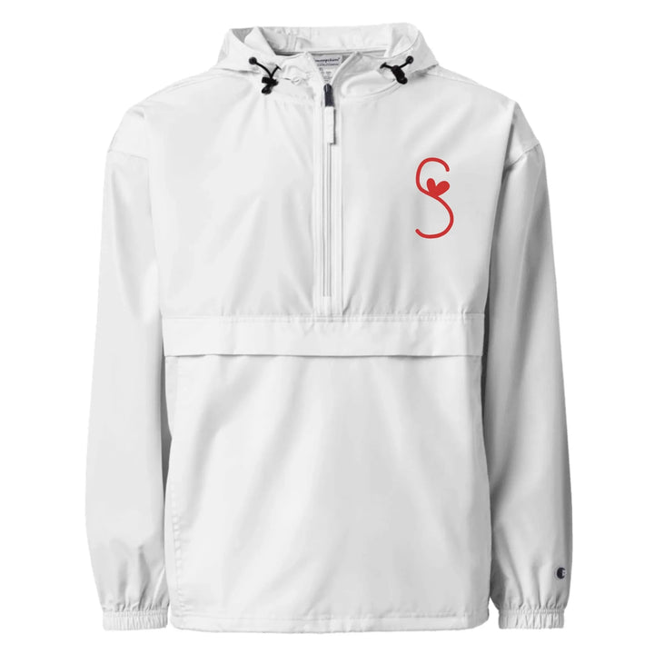Jacke mit individuell besticktem Herzbuchstaben