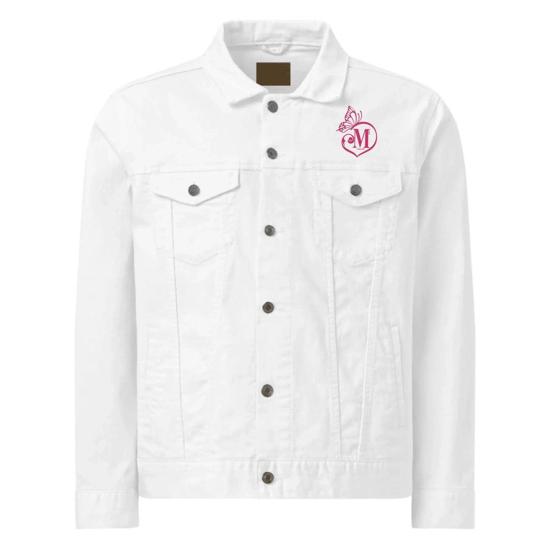 Custom Embroidered Butterfly Love Initial Jacket - ART-JKT264