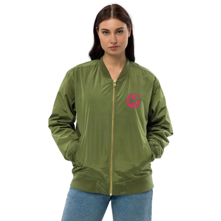 Chaqueta personalizada con inicial de Love Dog bordada