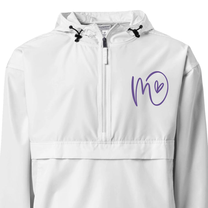 Jacke mit individuell besticktem Curly-Initial-Print
