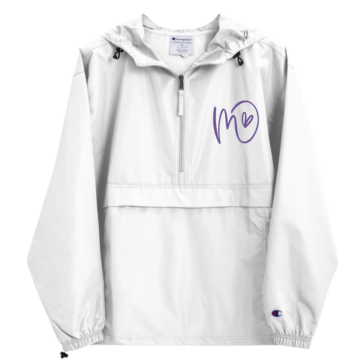 Jacke mit individuell besticktem Curly-Initial-Print