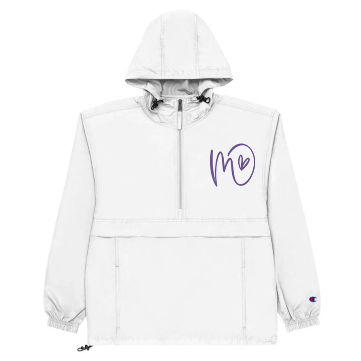 Jacke mit individuell besticktem Curly-Initial-Print