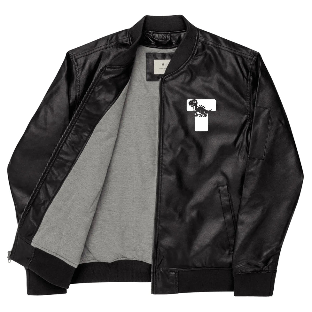 Custom Embroidered Dinosaur Initial Jacket - ART-JKT260