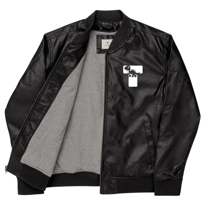 Custom Embroidered Dinosaur Initial Jacket - ART-JKT260