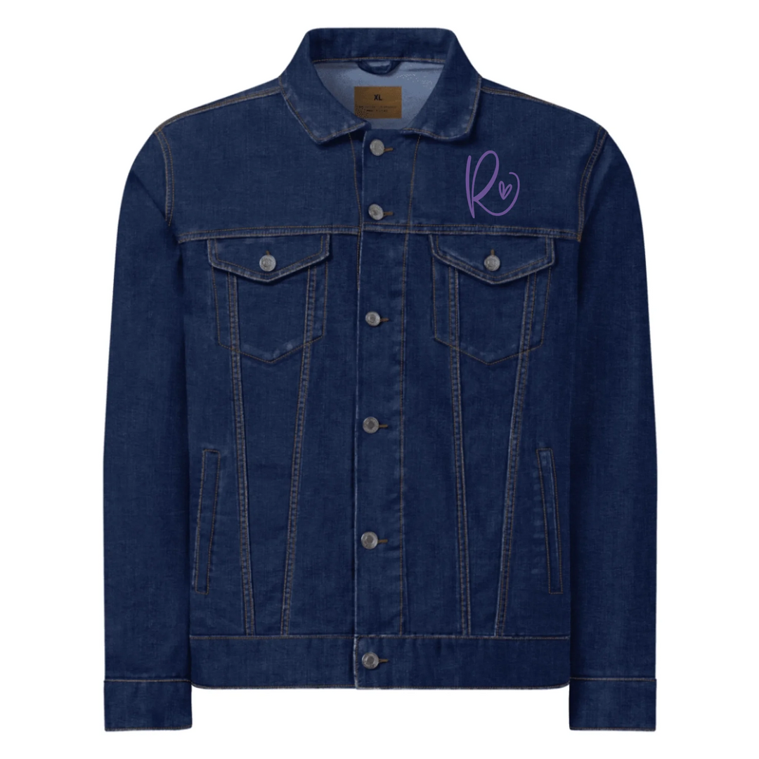 Jacke mit individuell besticktem Curly-Initial-Print