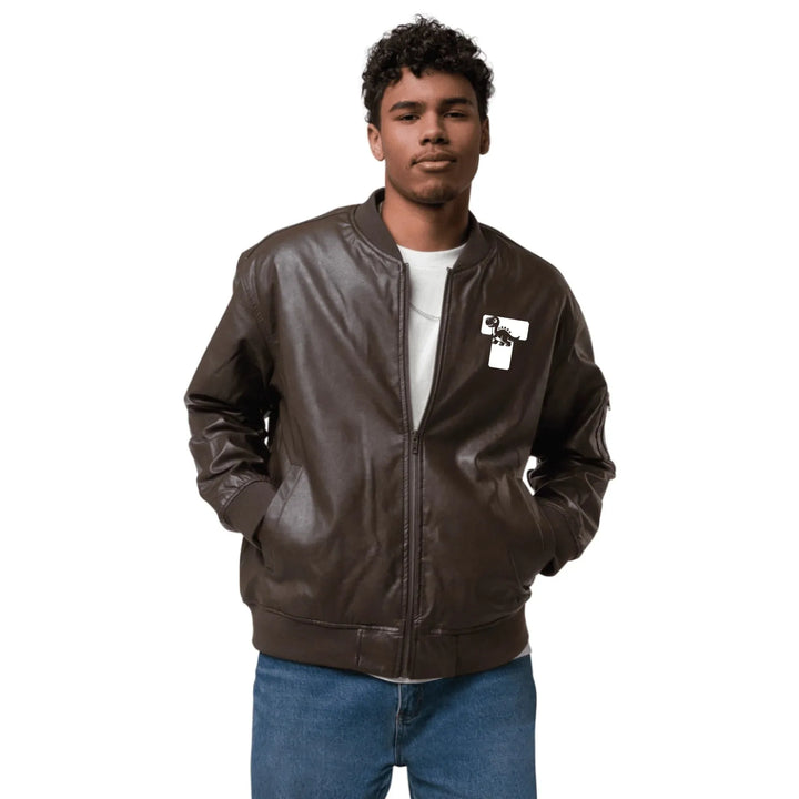 Custom Embroidered Dinosaur Initial Jacket - ART-JKT260