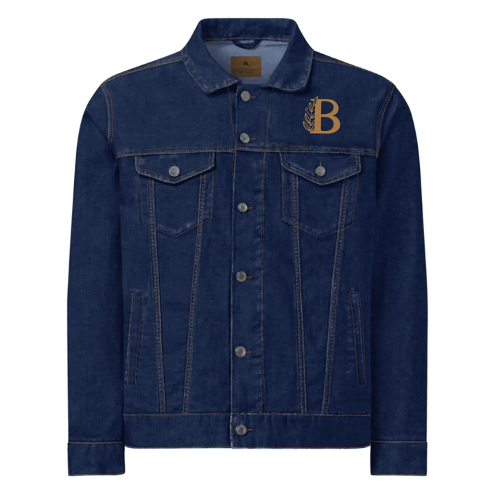 Custom Embroidered Autumn Leaf Initial Jacket - ART-JKT269