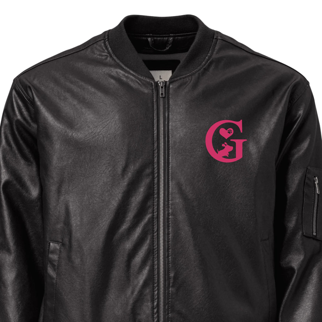 Chaqueta personalizada con inicial de Love Dog bordada