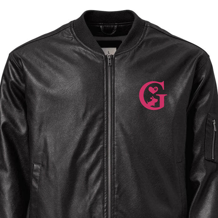 Chaqueta personalizada con inicial de Love Dog bordada