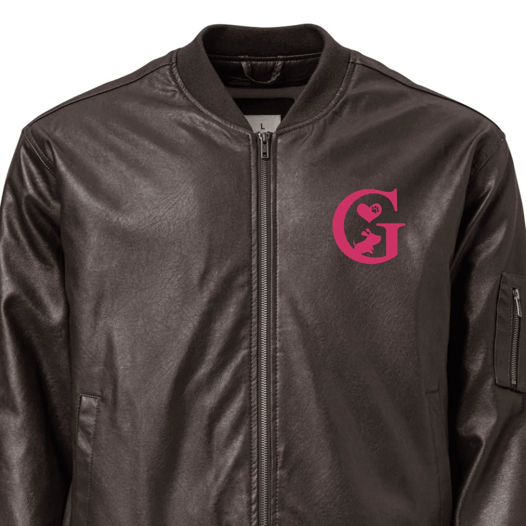 Chaqueta personalizada con inicial de Love Dog bordada