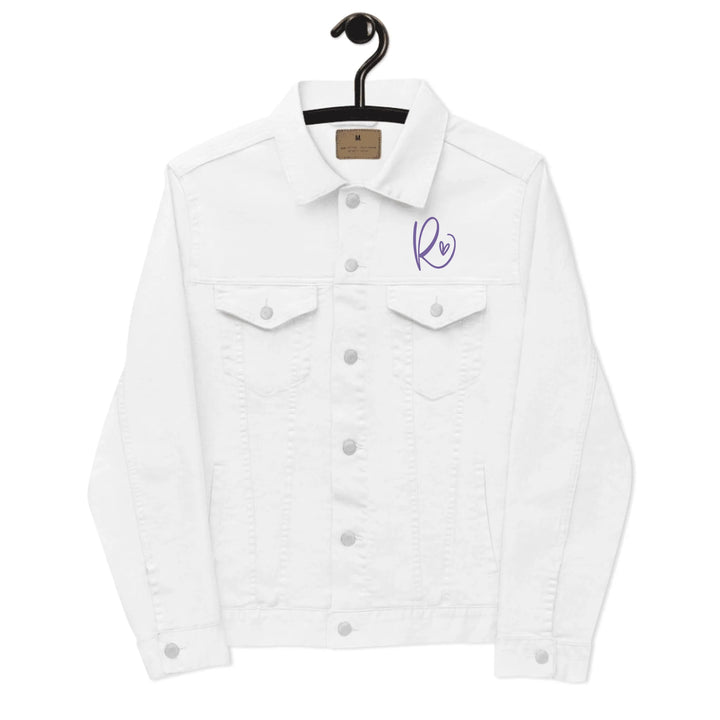 Jacke mit individuell besticktem Curly-Initial-Print