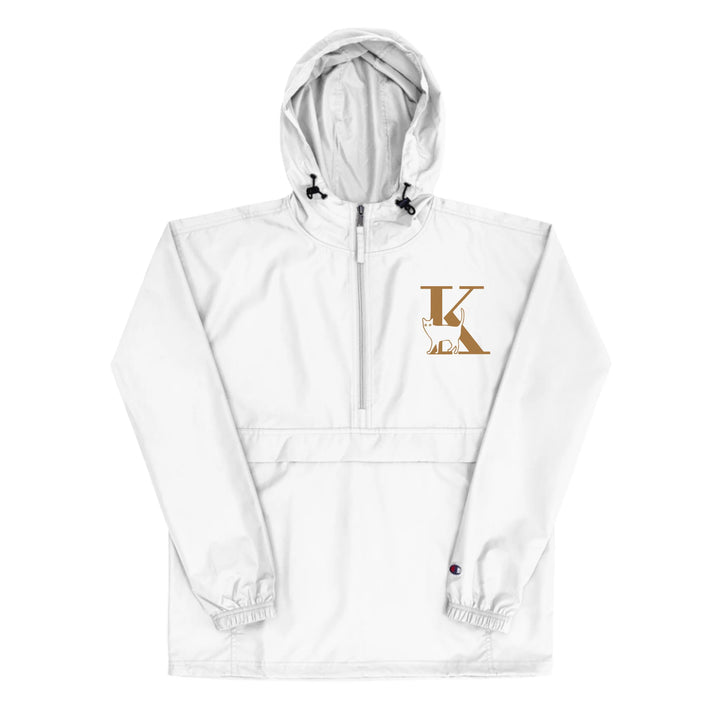 Chaqueta personalizada con inicial de gato bordada