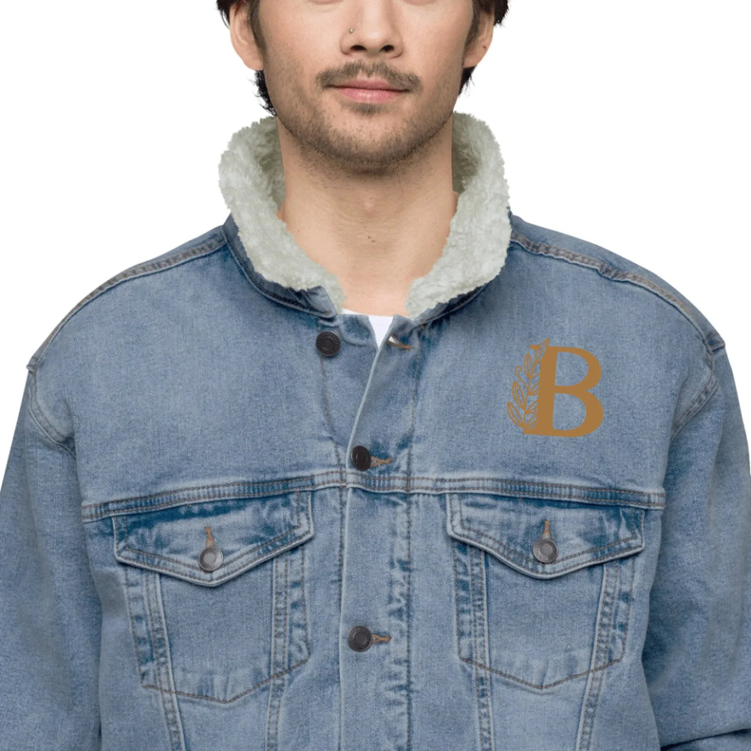 Custom Embroidered Autumn Leaf Initial Jacket - ART-JKT269