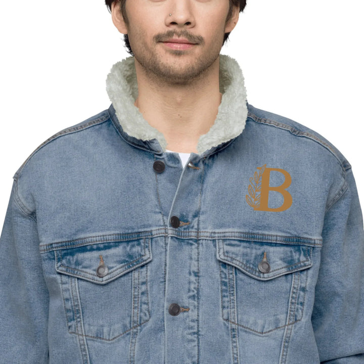 Custom Embroidered Autumn Leaf Initial Jacket - ART-JKT269