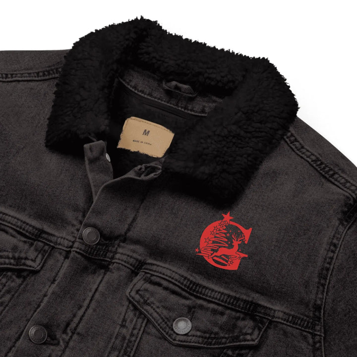 Custom Embroidered Reindeer Christmas Initial Jacket - ART-JKT273