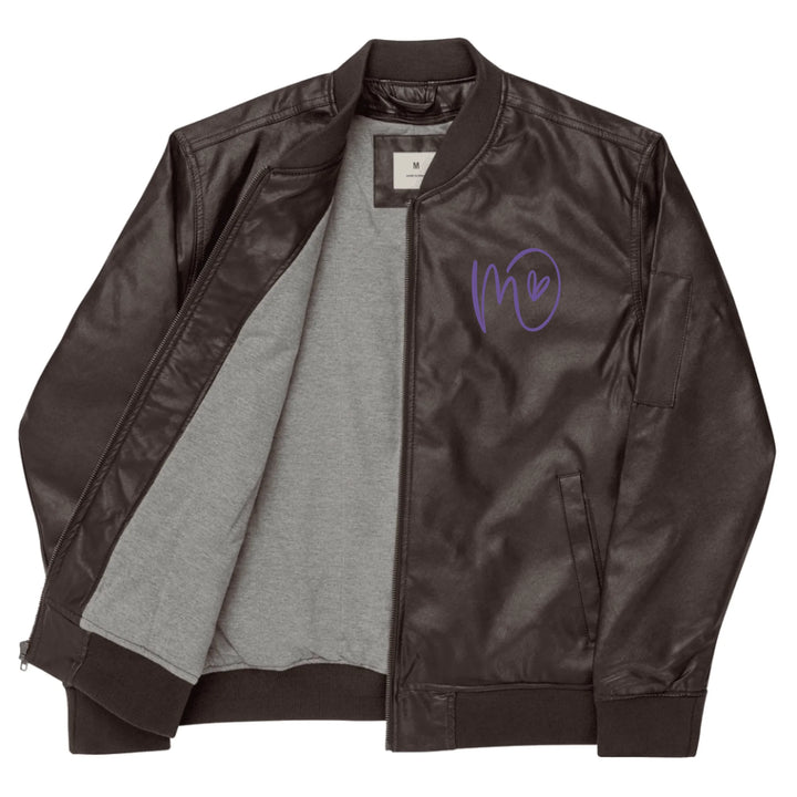 Jacke mit individuell besticktem Curly-Initial-Print