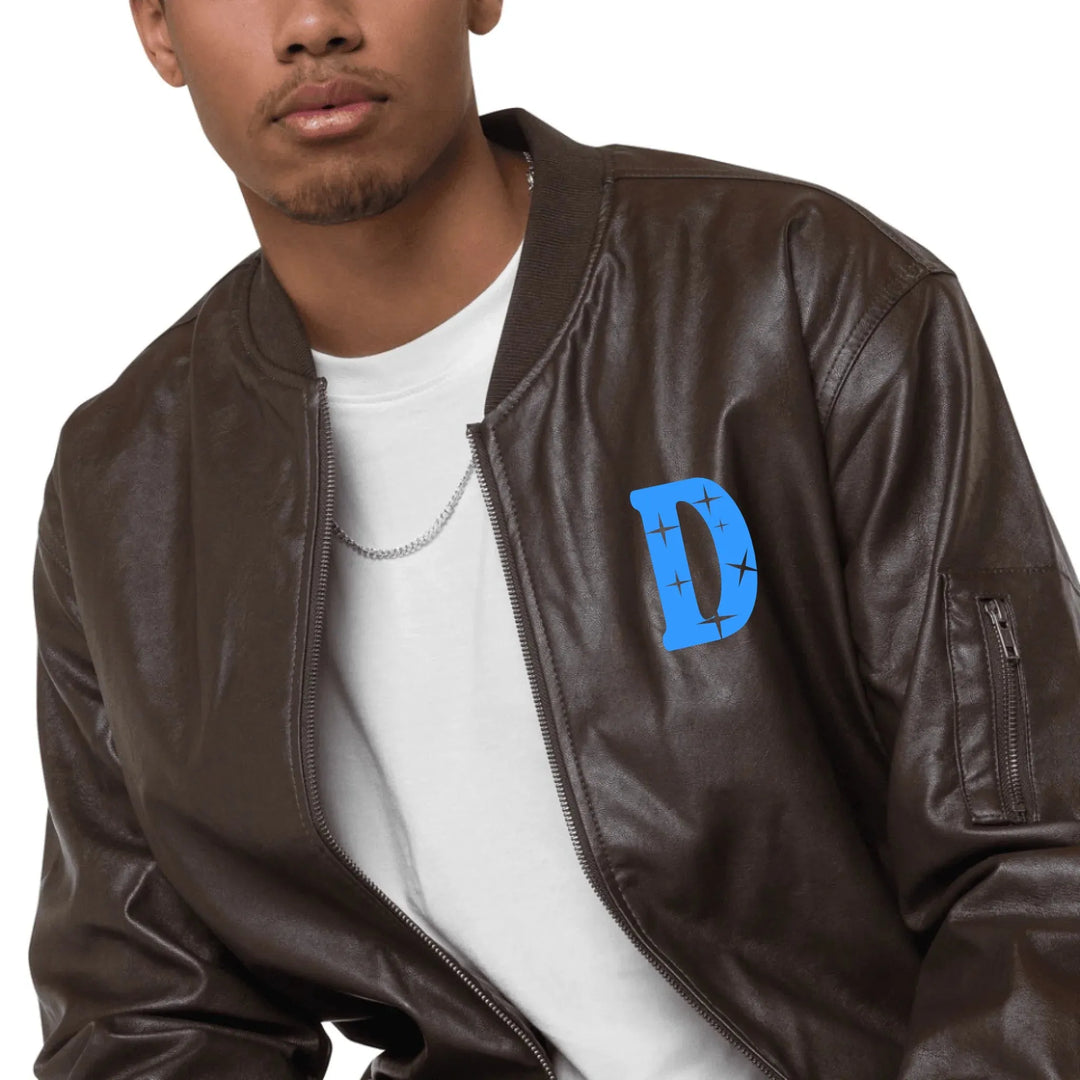 Custom Embroidered Magic Star Initial Jacket - ART-JKT279