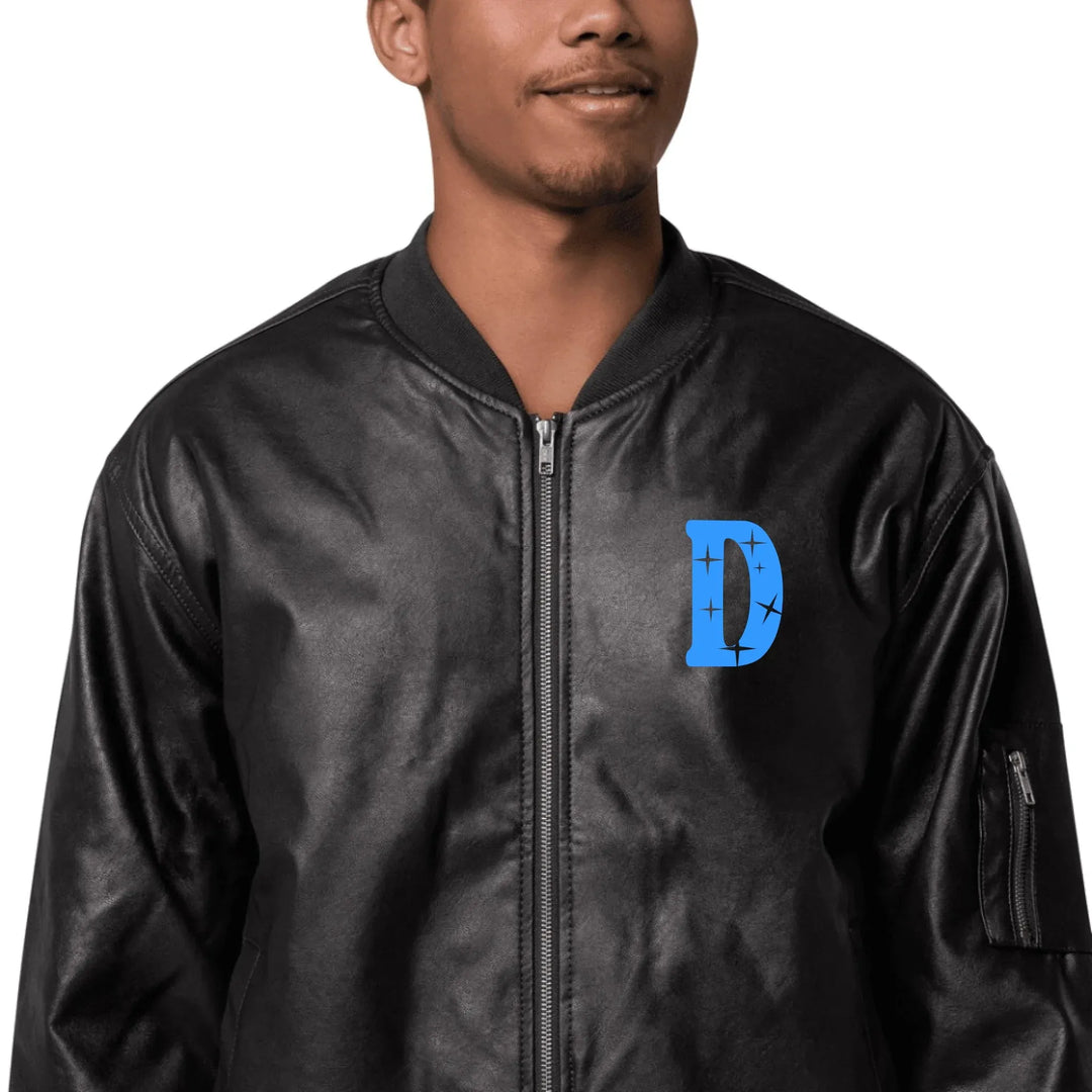 Custom Embroidered Magic Star Initial Jacket - ART-JKT279