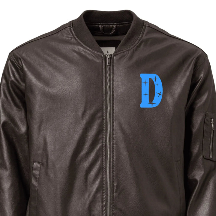 Custom Embroidered Magic Star Initial Jacket - ART-JKT279
