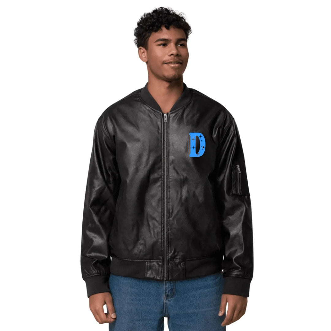 Custom Embroidered Magic Star Initial Jacket - ART-JKT279