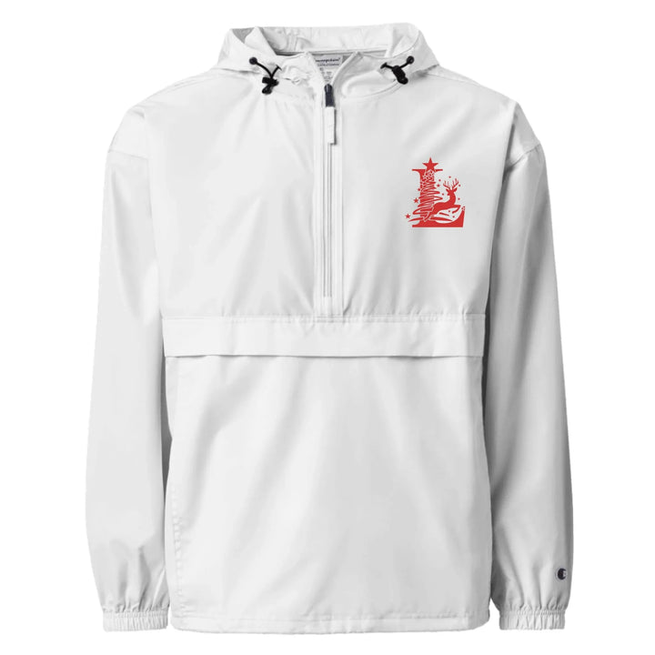 Custom Embroidered Reindeer Christmas Initial Jacket - ART-JKT273