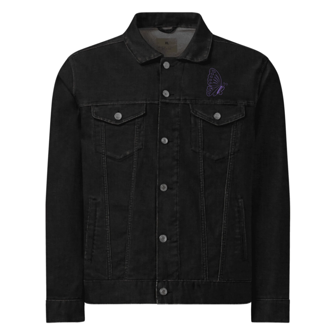 Custom Embroidered Butterfly Initial Jacket - ART-JKT283