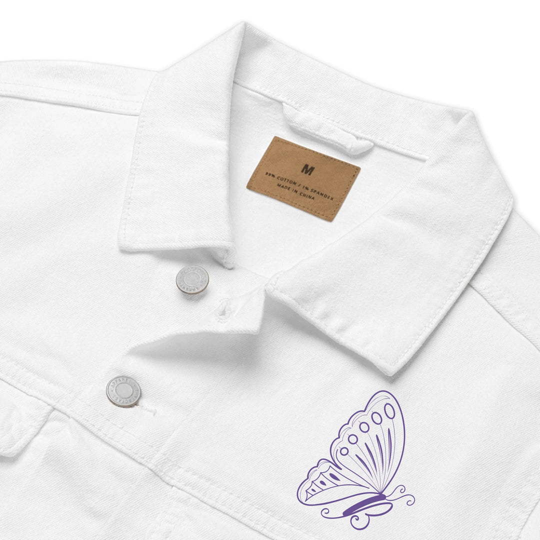 Custom Embroidered Butterfly Initial Jacket - ART-JKT283