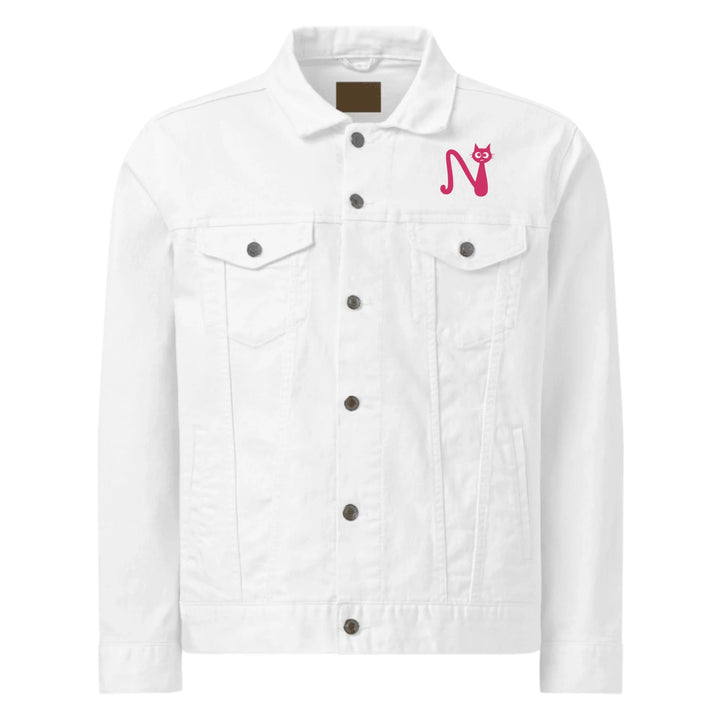 Chaqueta personalizada con inicial de gato bordada