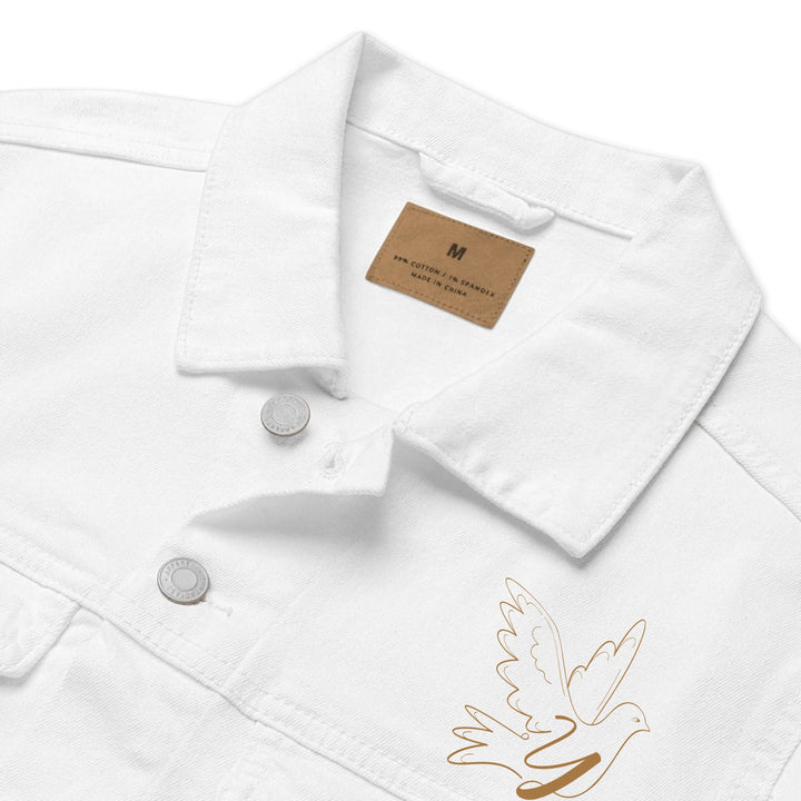 Chaqueta personalizada con inicial de paloma bordada
