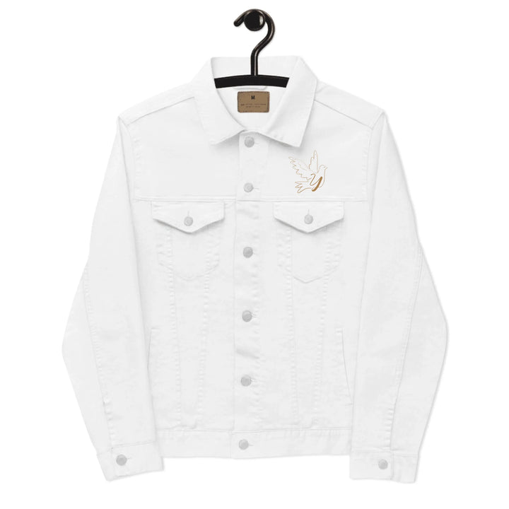 Chaqueta personalizada con inicial de paloma bordada