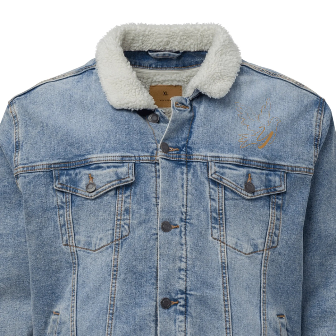 Chaqueta personalizada con inicial de paloma bordada