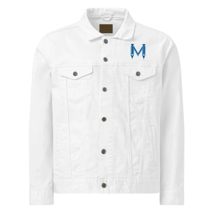 Individuell bestickte Jacke mit medizinischen Initialen