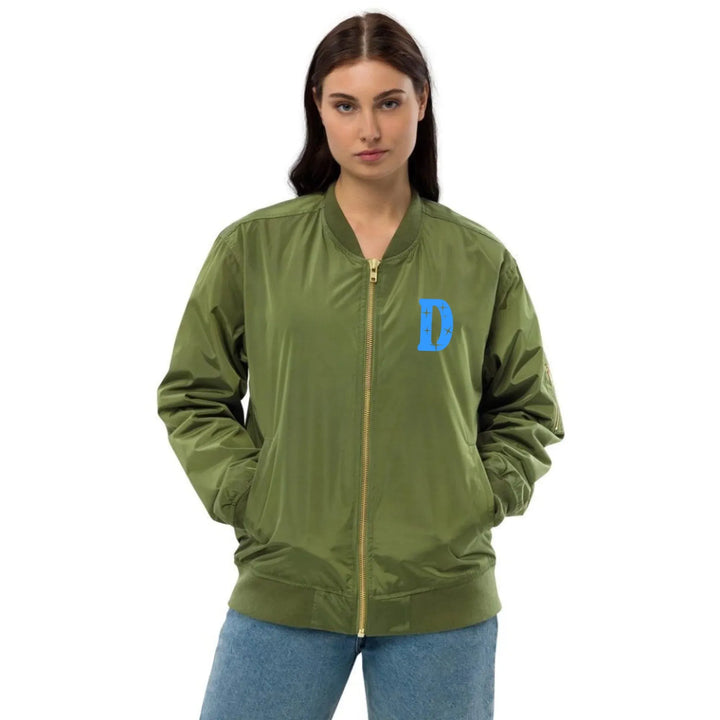 Custom Embroidered Magic Star Initial Jacket - ART-JKT279