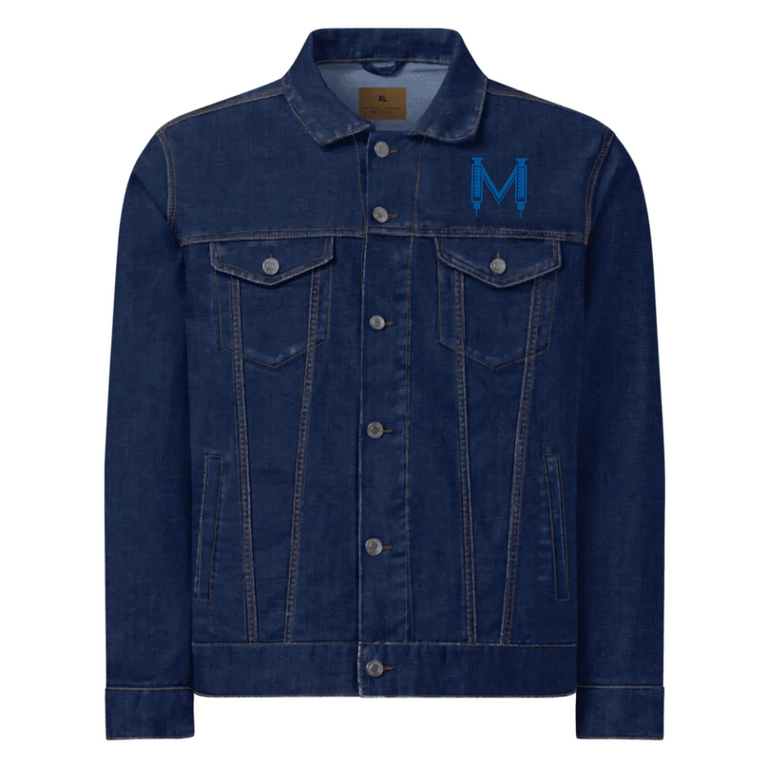 Individuell bestickte Jacke mit medizinischen Initialen