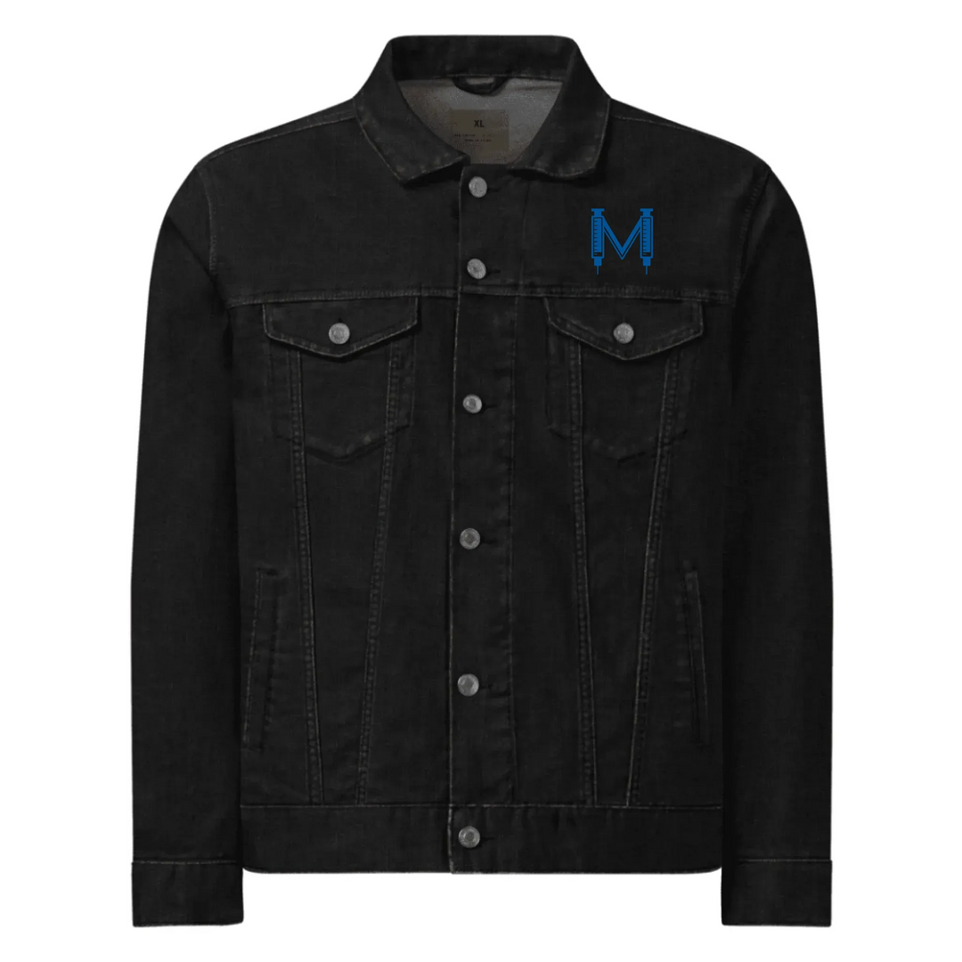 Individuell bestickte Jacke mit medizinischen Initialen
