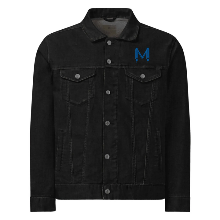Individuell bestickte Jacke mit medizinischen Initialen