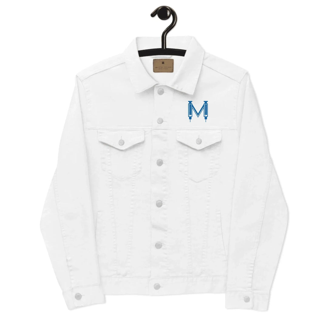 Individuell bestickte Jacke mit medizinischen Initialen