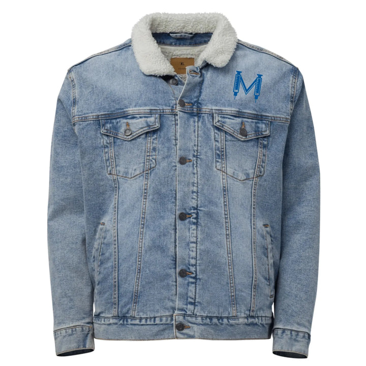Individuell bestickte Jacke mit medizinischen Initialen
